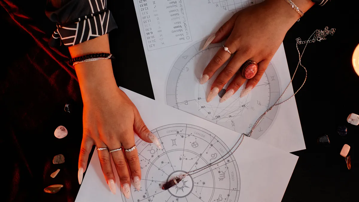 will he come back after no contact: hands reading astrology chart illustration for this