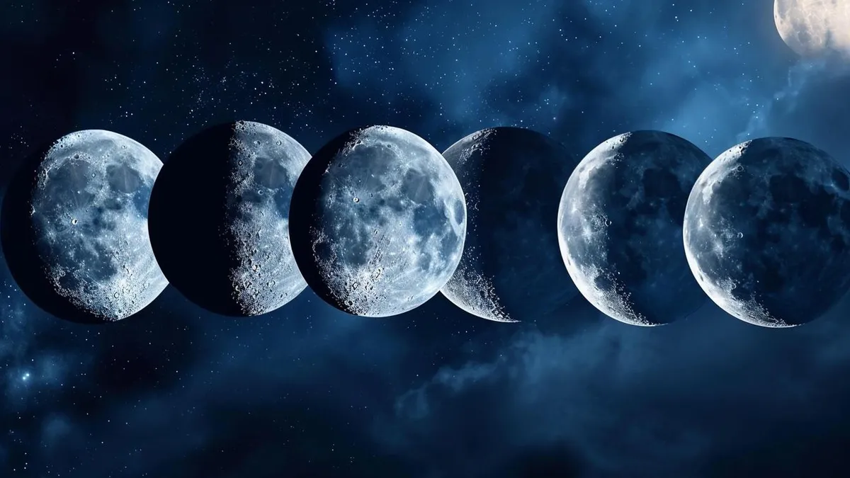 will he come back tarot: moon phases night sky illustration for this article